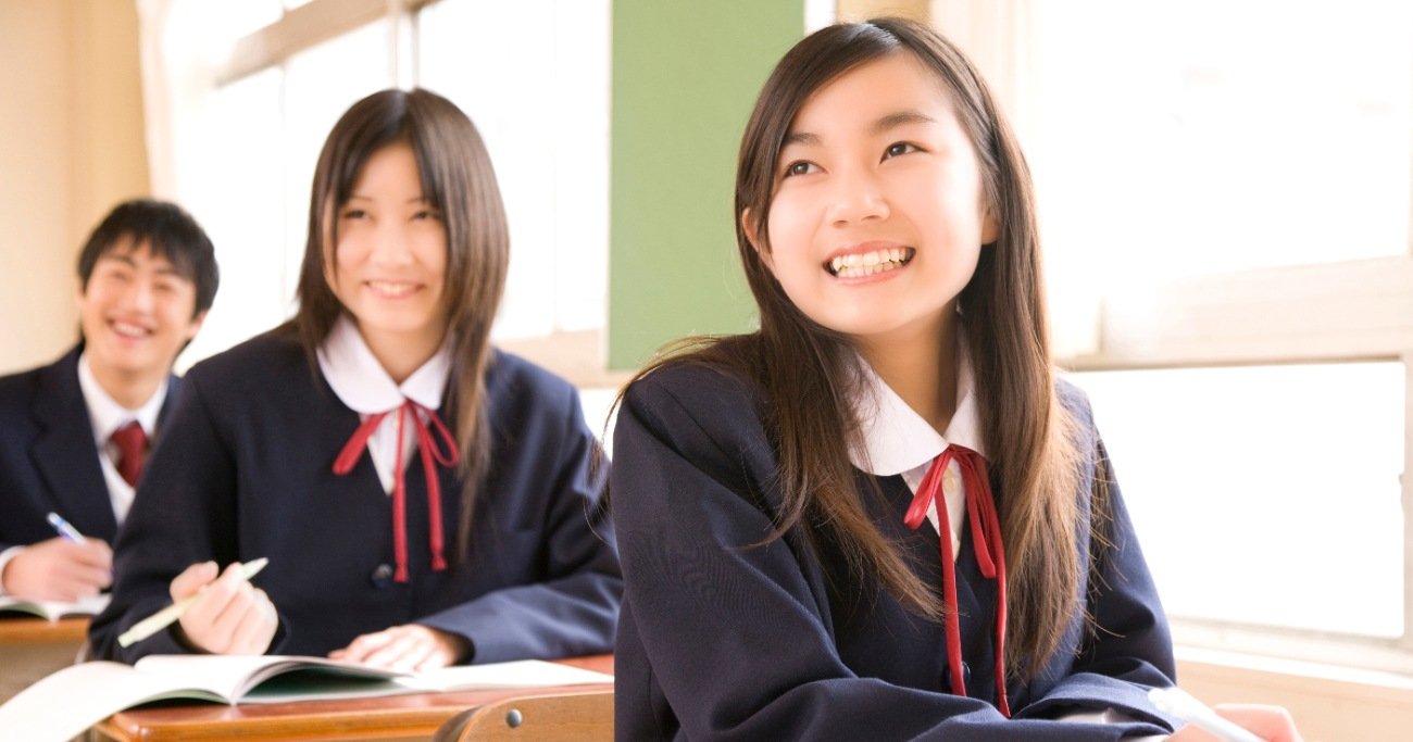 日本の中学生たち