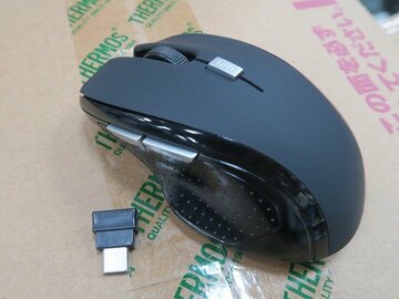 スマホやPCのUSB Type-Cに直挿しできるワイヤレスマウスが880円