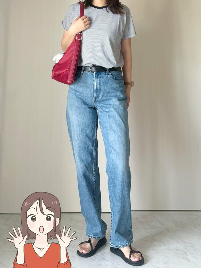 【無印良品】「何枚も持っています」「昨年も購入しリピート」990円の“レビュー絶賛Tシャツ”2枚購入して正解でした！「身体が細く見える気がします」《購入レビュー》