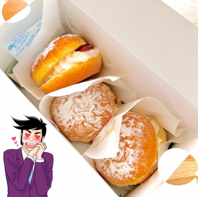 【不二家】「見た目からもう美味しい」厚みたっぷりの“生ドーナツ”ふわふわで幸せすぎた！「クリームたっぷり」「めちゃくちゃ美味しかった」《実食レビュー》