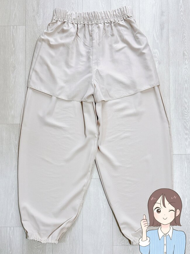 「全色コンプしました」GUの『2990円バルーンパンツ』が大好評「ほぼこれしかはいてない」「1着は持っていたいパンツ」《購入レビュー》