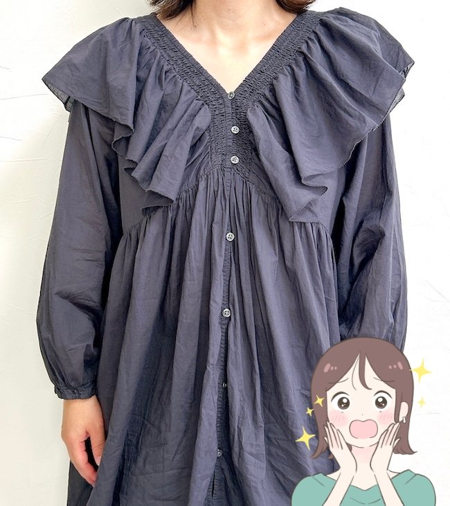 「試着したら即決でした」ニコアンドで3682円オフの“ふんわりチュニック”後ろ姿までかわいいんです!「2枚目を購入」「素材とフリルが最高」