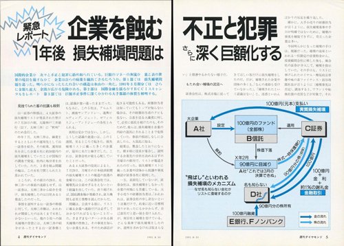 1991年8月10号「企業を蝕む　不正と犯罪」