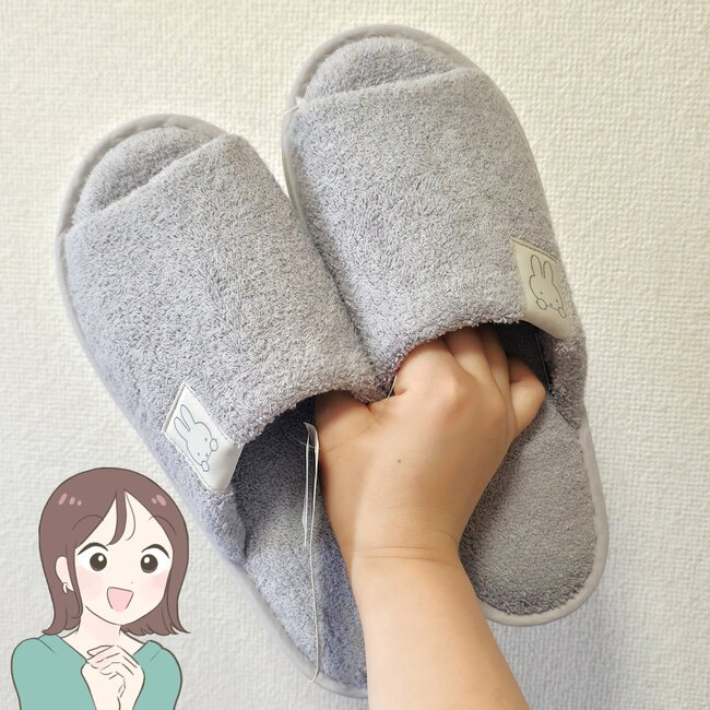 雲の上にいるみたい…！ニトリ×ミッフィーの「ふわふわスリッパ」気持ちよすぎてもう一足ほしい！【購入レビュー】
