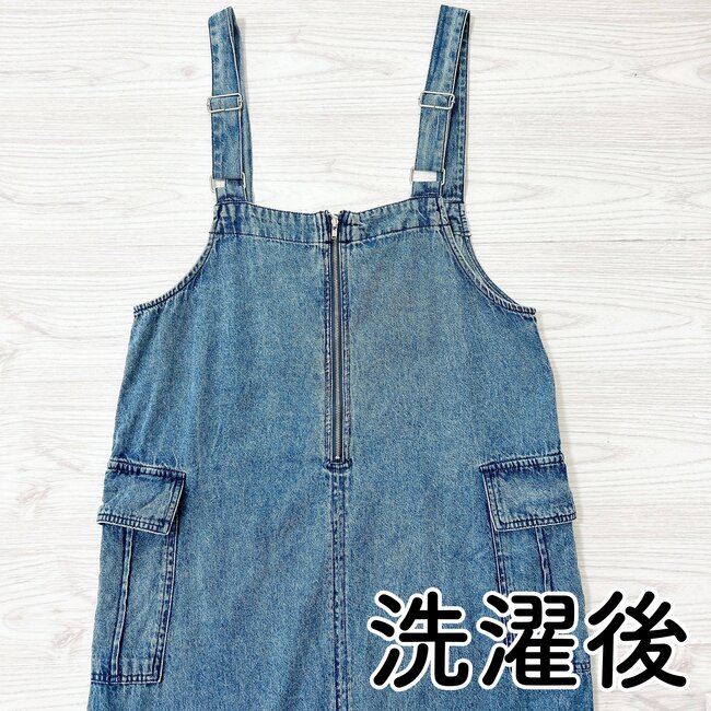 【しまむら】すぽんと着るだけでかわいい！2420円の「着痩せジャンスカ」まるっと体型カバーできて楽ちん！