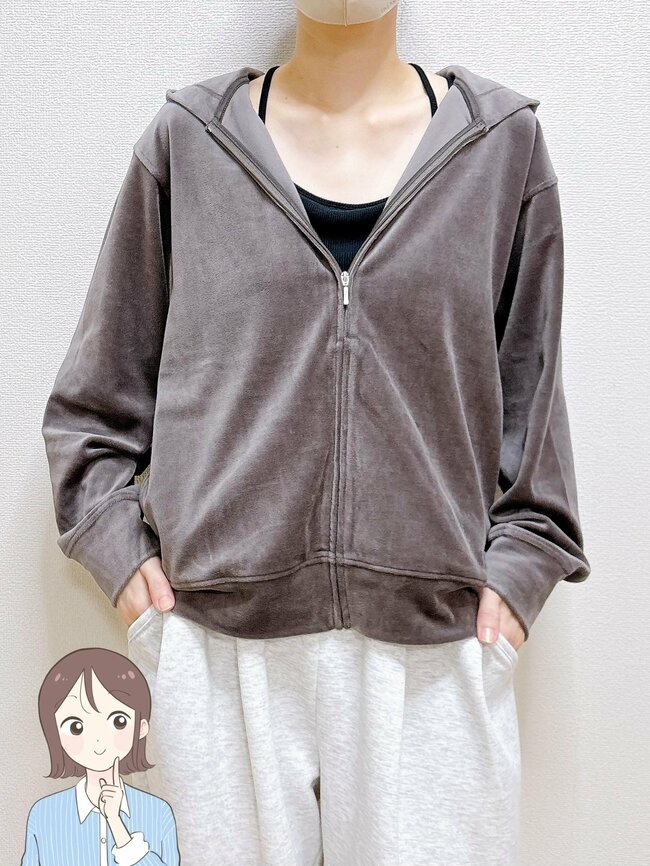 サッと羽織るだけで気持ちいい！無印良品の「ふんわりパーカー」家でも外でも手放せない！《購入レビュー》