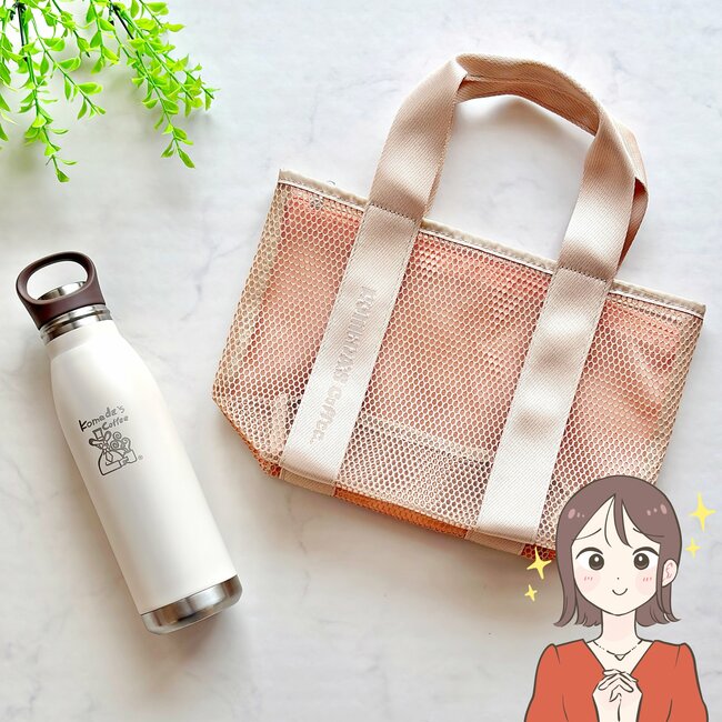 ペットボトルや長財布が入って便利！コメダ珈琲の“めちゃ軽ミニバッグ”が夏のお出かけに手放せない《購入レビュー》