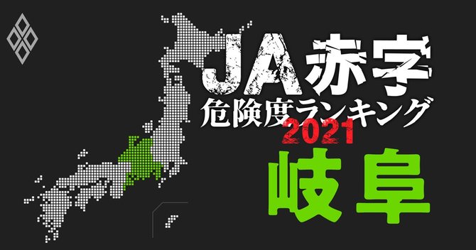 JA赤字危険度ランキング2021#岐阜