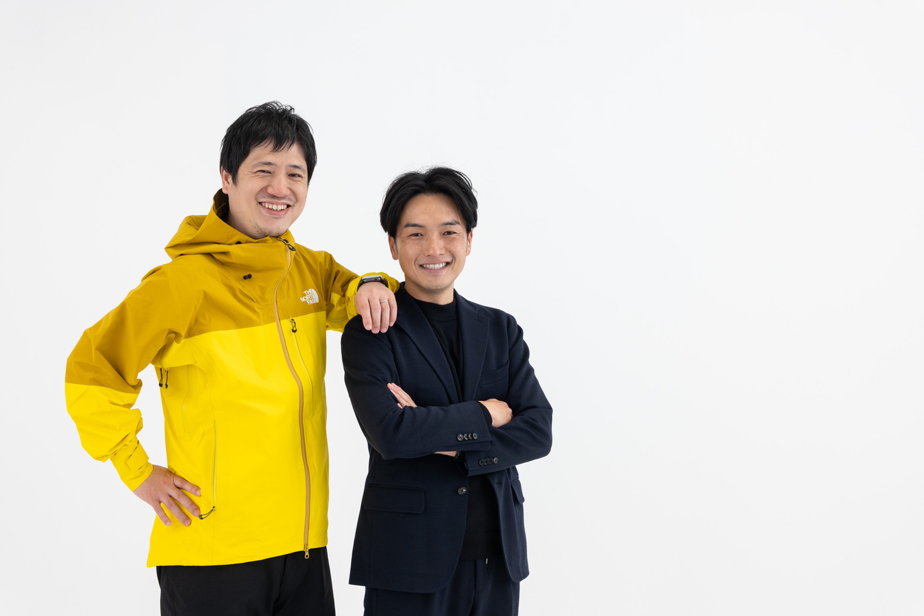 アソビュー代表取締役CEO山野智久氏（写真右）と取締役CTOの江部隼矢氏