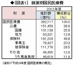 高齢者医療費の激増は、低すぎる自己負担率が原因？