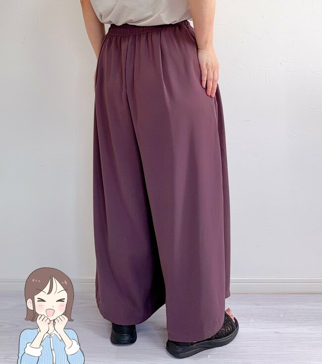 お尻や太ももをまるっとカバー！ワークマンの「スカートみたいなパンツ」が楽ちんでオシャレ！秋カラーで今から長く大活躍します《購入レビュー》