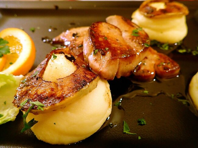 ブダペストのフォアグラ料理