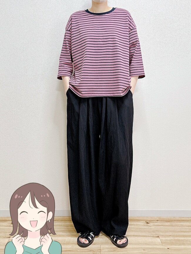 【ハニーズ】「リピートしました」1480円の“着痩せトップス”秋まで着まわせて優秀！「ゆとりがあって動きやすい」「お出かけするのが楽しみ」《購入レビュー》