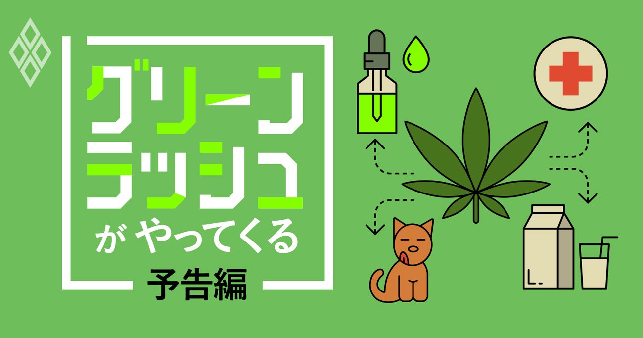 「大麻特需」がやってくる！新たな金脈を前に日本はどうする？