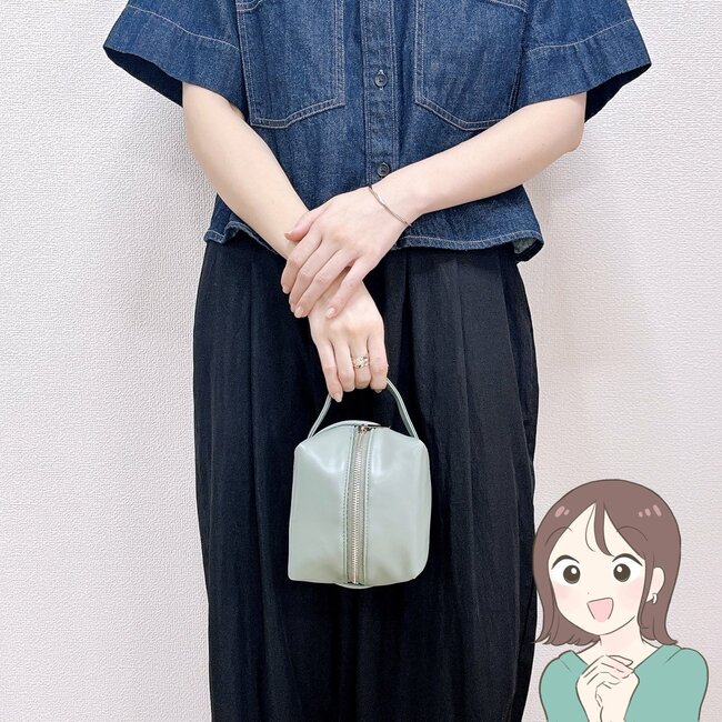 通院セットがまるっと入った！3COINSの「ガバッとひらくミニバッグ」ころんとしたフォルムが可愛い！《購入レビュー》