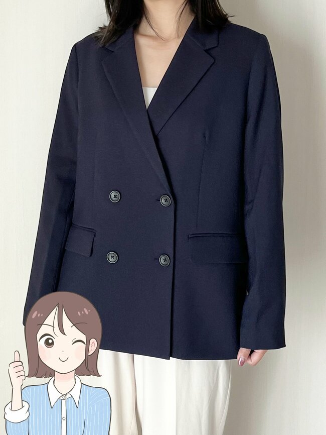 「毎年定番化して！」GUの“高見えジャケット”きれいめにもカジュアルにも着回せて天才すぎる！「ニットやスウェットにも合わせやすい」「オシャレで素晴らしい」