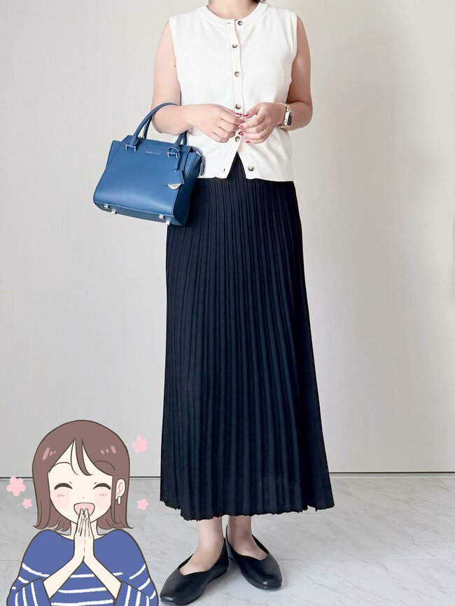 「もっと早く購入すればよかった」無印良品の“ふんわりスカート”裾がひらりと揺れて素敵！「何着か揃えたい」「細見えします！」《購入レビュー》
