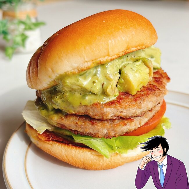 「モスバーガーさんマジですか」肉2倍の“ボリューム凄すぎバーガー”高さ8cmはやりすぎです…!「口を全開に開けてやっと食べれる」「想像以上に写真そのまま来てびっくり」