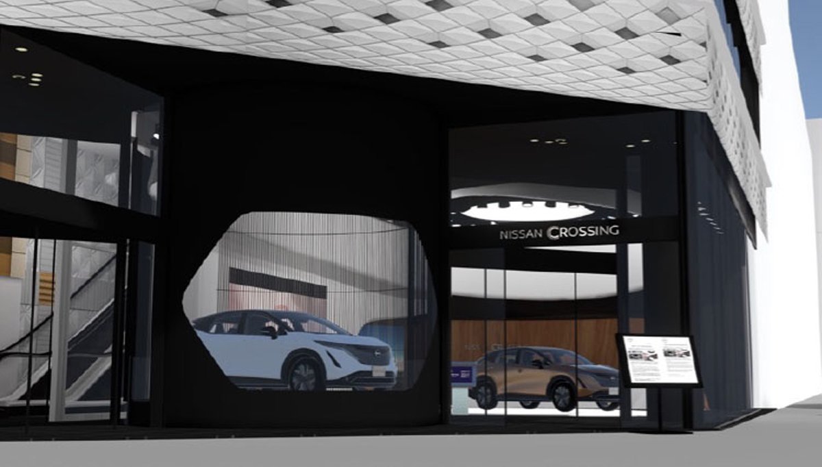 VRChatで公開された日産クロッシング