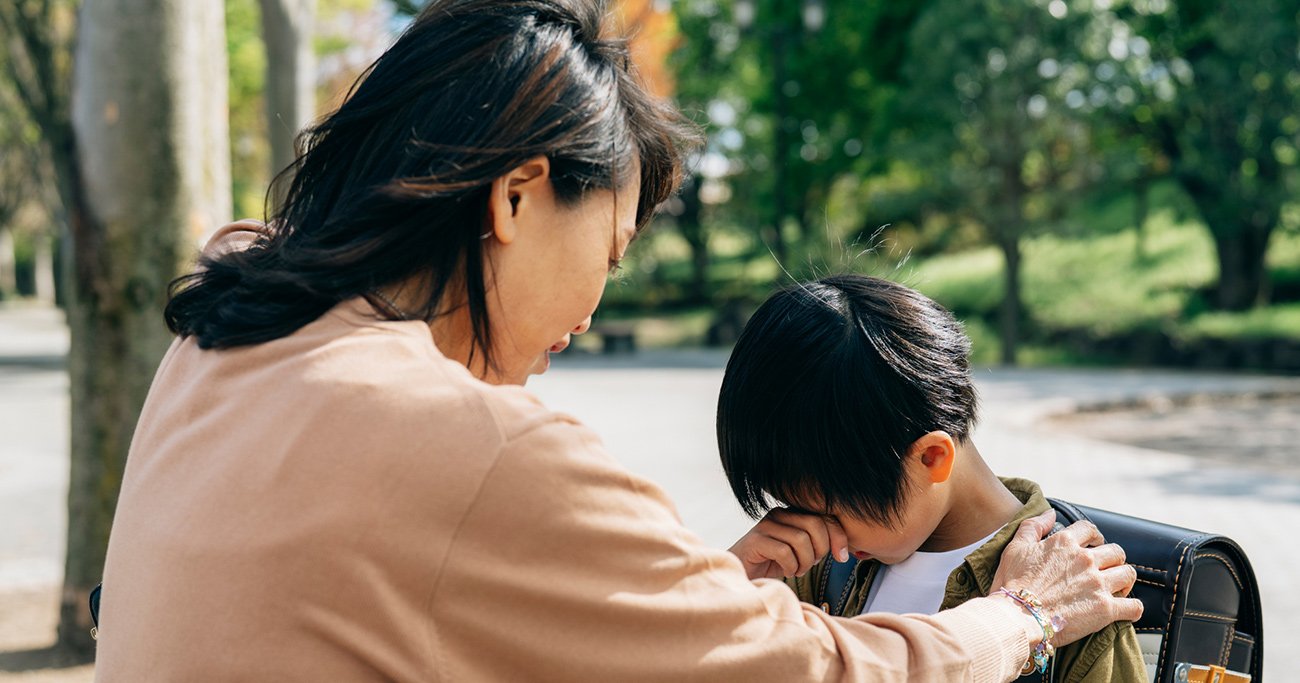 子どもに寄り添う保護者