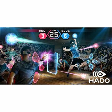 小学校の体育でARスポーツ「HADO」を使った公開授業