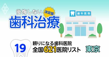 頼りになる歯科医院【東京編】全国621施設リストを大公開！