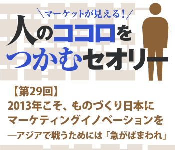 2013年こそ、ものづくり日本にマーケティングイノベーションを