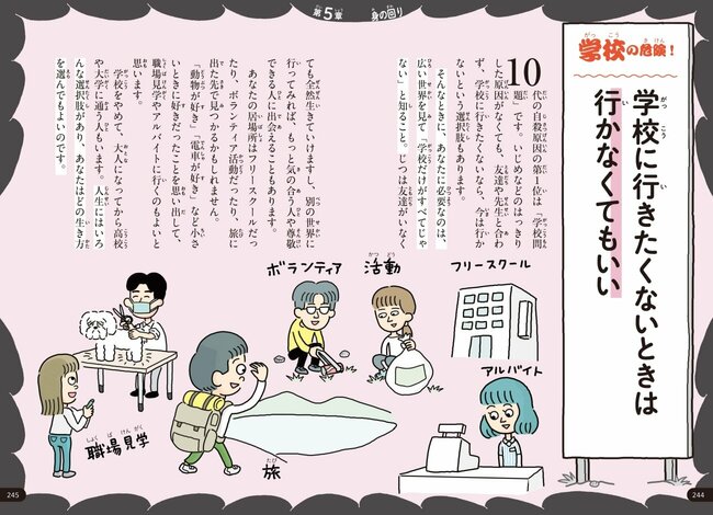 学校にいきたくないときは