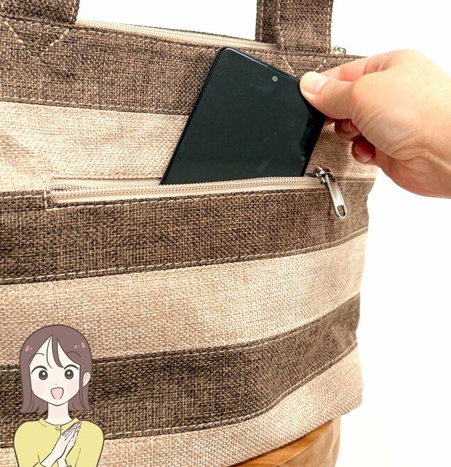 ペットボトルや長財布がすっぽり！しまむら×サンリオ「ポケットたくさんバッグ」1419円とは思えない可愛さです！《購入レビュー》