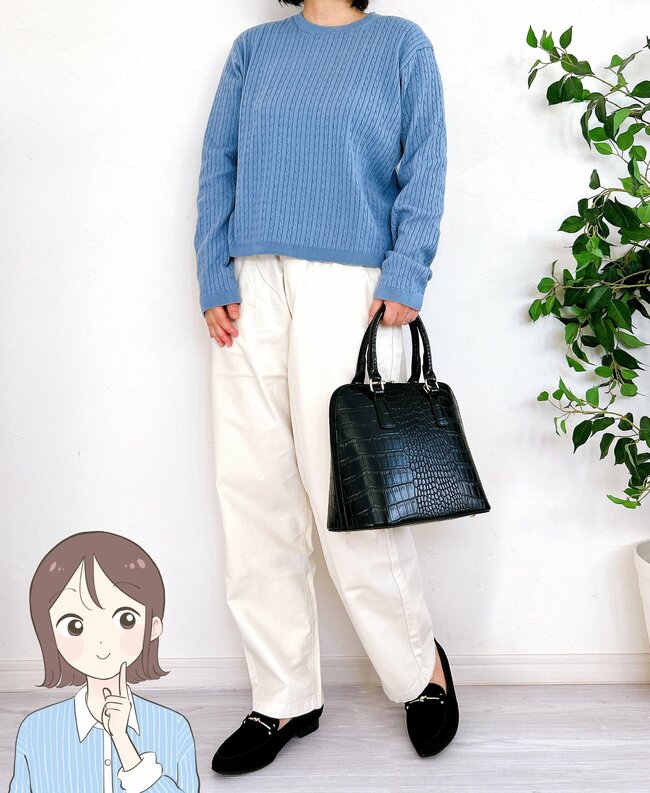 体がペタンと痩せて見える…！ユニクロの“華奢見えニット”が可愛くてヘビロテ確定！「何枚も欲しい」「体のラインが綺麗に見える」