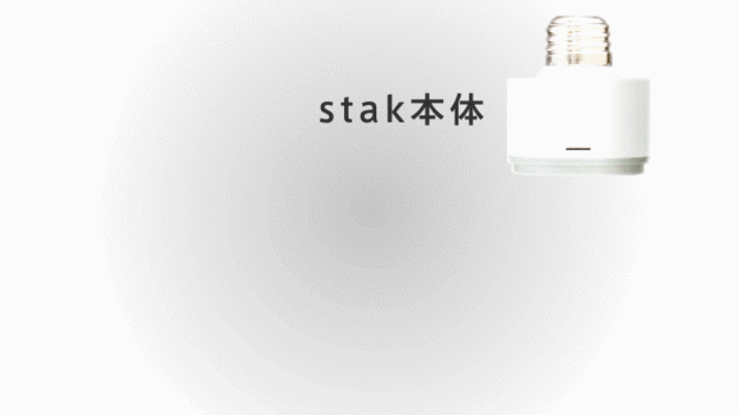 照明やリモコンなど、機能ごとにモジュール化している「stak」