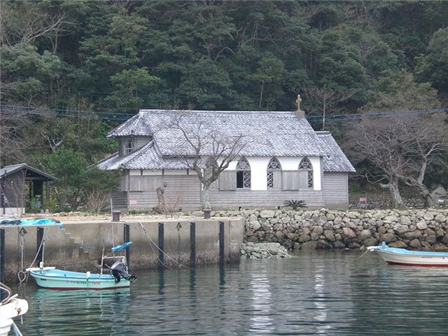 明治初期に建てられた旧五輪教会堂
