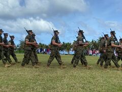 米軍グアム新基地、中国の抑止強化狙い