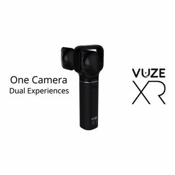 180度と360度を両方撮れるVuze XRカメラ