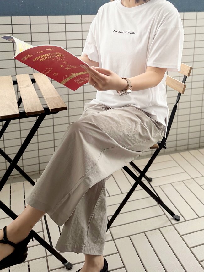 【しまむら】サラッとして気持ちいい!2189円の「ひんやりワイドパンツ」着回し力が高くてコスパ抜群です!《着用レビュー》