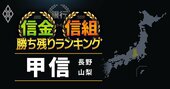 【長野・山梨】11信金信組「勝ち残り」ランキング！屈指のROAで全国6位に入った信組とは？