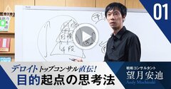 デロイトのトップコンサル直伝!仕事がデキる人が実践する「目的」起点の思考が最強な理由【動画】