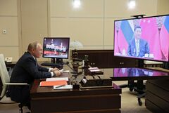 中ロ首脳、協力関係強化へ　欧米からの圧力に抵抗
