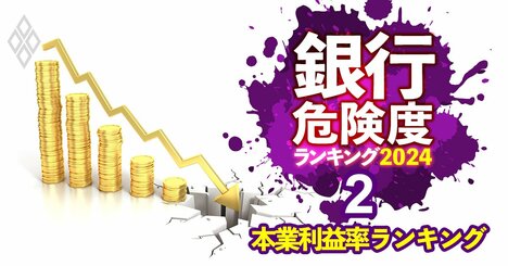 【銀行「本業利益率」ランキング全105行】本業赤字行は大幅減！それでも赤字の地銀12行は？