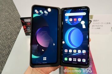 6.8型×2枚の2画面スマホがドコモからも登場！「LG V60 ThinQ 5G」
