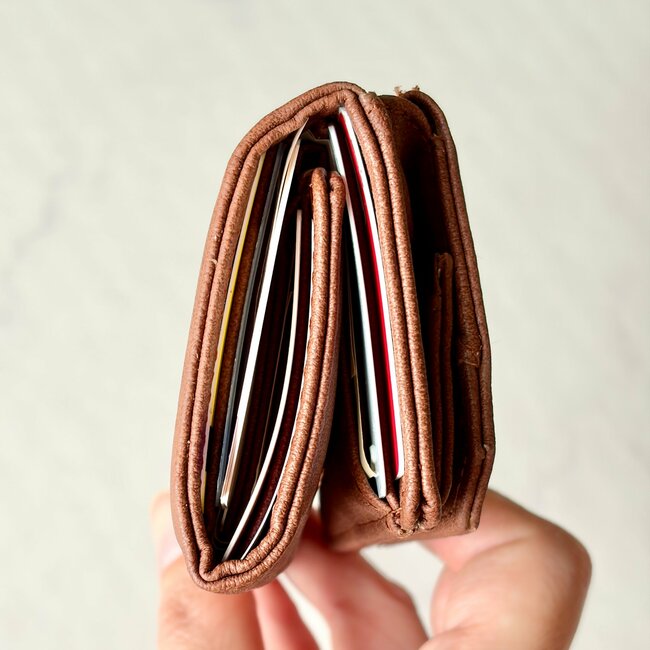 小銭が取り出しやすくて感動…！ダイソー姉妹店の「ミニ財布」ガバッと開くから、レジでの会計がスムーズになった！《購入レビュー》