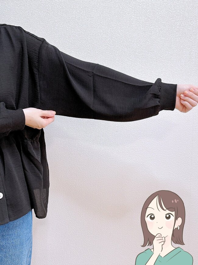 【ハニーズ】サッと羽織るだけで可愛い「華やかアイテム」お尻や二の腕が隠せてうれしい!《購入レビュー》