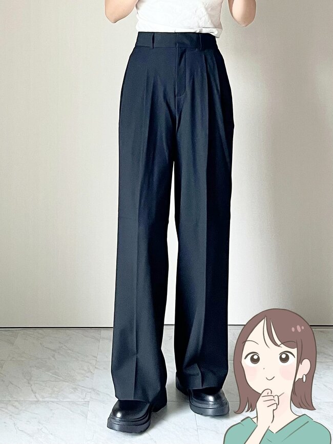 「気に入りすぎて3色購入」GUの“着回しワイドパンツ”脚のラインをまるっとカバーしてくれる！「着痩せします！」「はき心地がとてもいい」