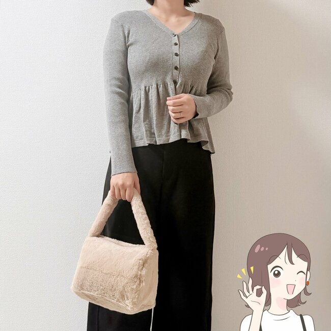ダイソーで買ったと思えない…330円の「めちゃかわトートバッグ」ころんとしたフォルムがたまらない!《購入レビュー》