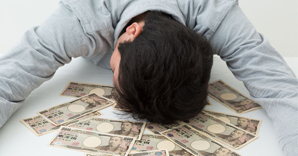 棚からぼた餅で大金を手にした8割以上は金銭感覚が麻痺