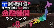 越境融資したメイン先企業を「倒産」させた金融機関ランキング【全国・全金融業態】6位足利銀行、4位りそな銀行、1位は？