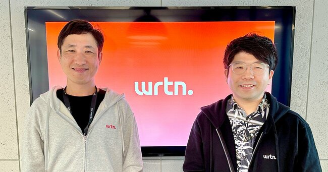 リートンテクノロジーズジャパン製品開発責任者の金 起漢さん（左）と同ビジネスマーケティング責任者の増田良平さん（右）