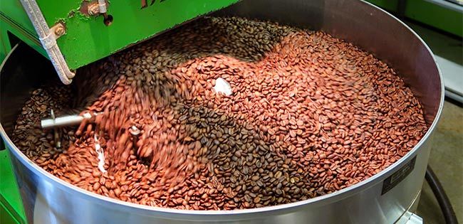 コーヒーの焙煎