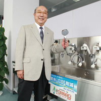 知人のひと言で節水設備事業に参入決定<br />独創的な製品と環境志向で業容は急拡大<br />エコライン会長 加藤 洋