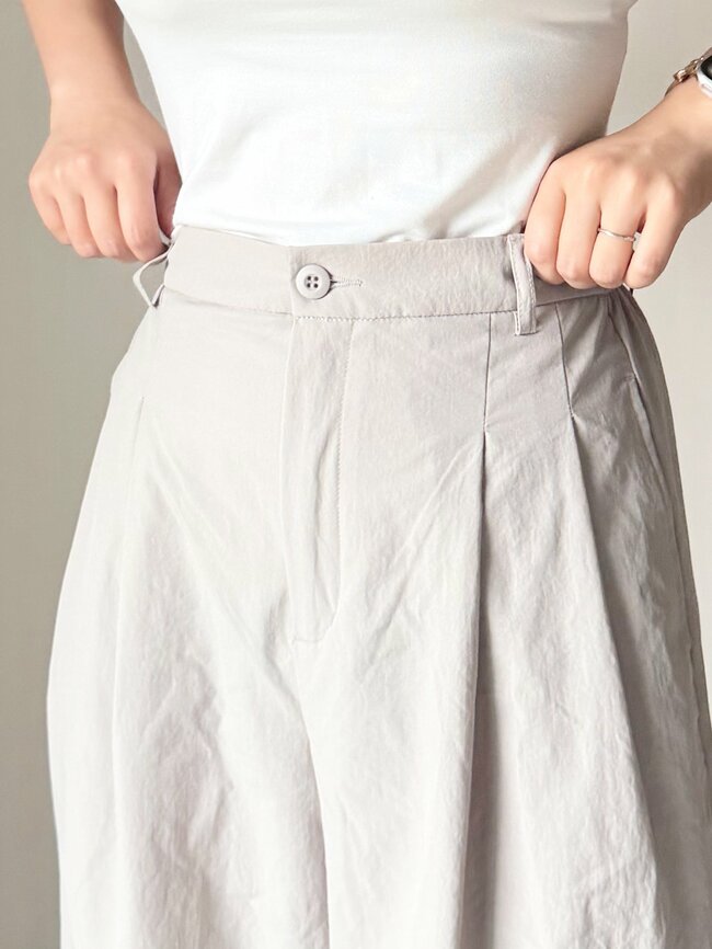 【しまむら】サラッとして気持ちいい！2189円の「ひんやりワイドパンツ」着回し力が高くてコスパ抜群です！《着用レビュー》